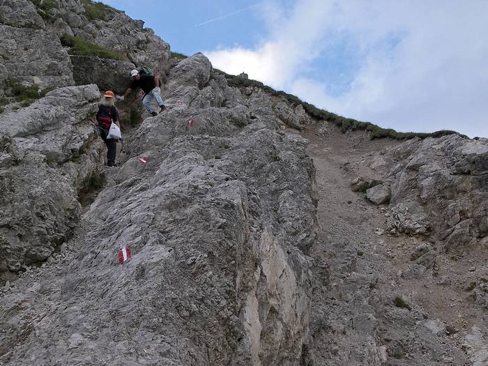 Trittsicherheit erforderlich