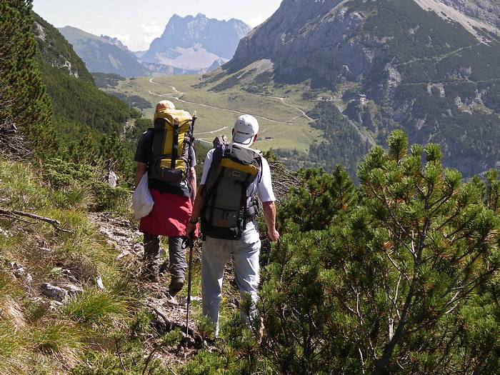 Karwendelhaus in Sichtweite