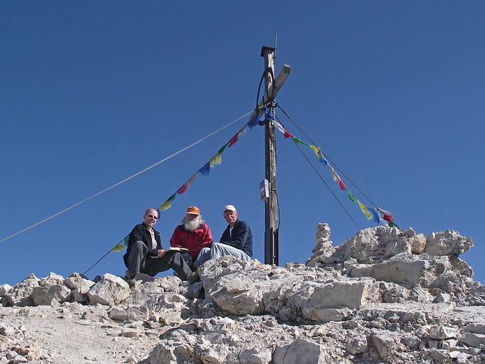 Gipfelfoto auf der BirkkarSpitze