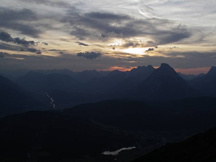 Fotogene Abendstimmung